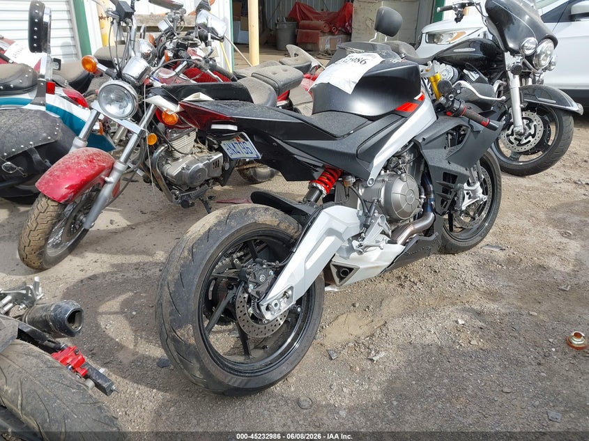 2025 Aprilia Rs VIN ZD4KSUG04SS003625 IAAI salvage auction — FRONT END, Salvage Title, sold $275 on 2026-07-28 (photo 4)
