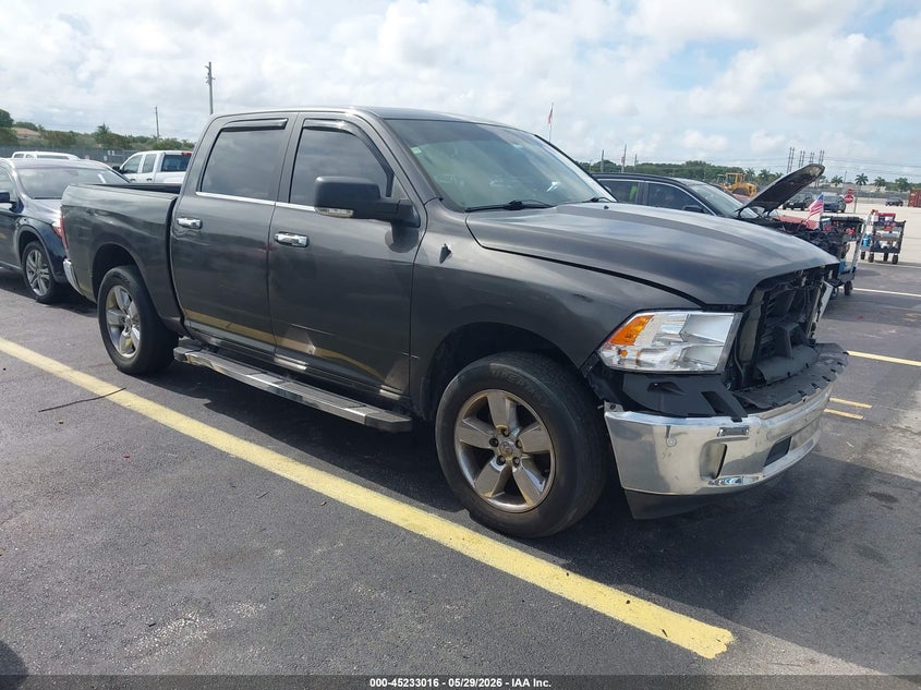 2018 Ram 1500 VIN 1C6RR6LT0JS248252 IAAI salvage auction — FRONT END, Salvage Title, sold $4,050 on 2026-07-18 (photo 1)