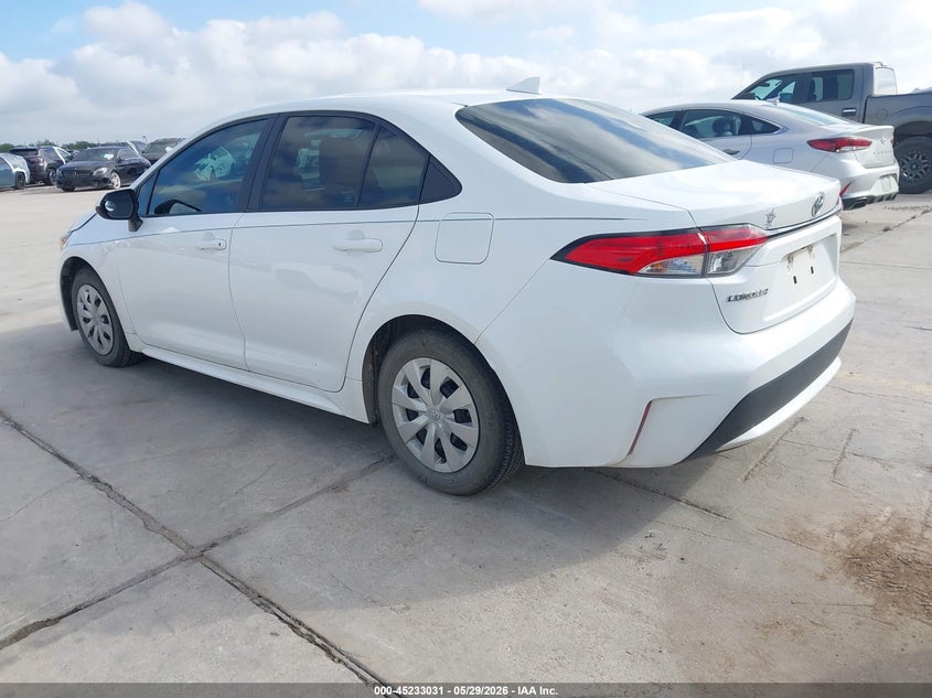 2020 Toyota Corolla VIN 5YFDPRAE1LP046815 IAAI salvage auction — RIGHT FRONT, Original (Texas), sold $5,250 on 2026-07-13 (photo 3)
