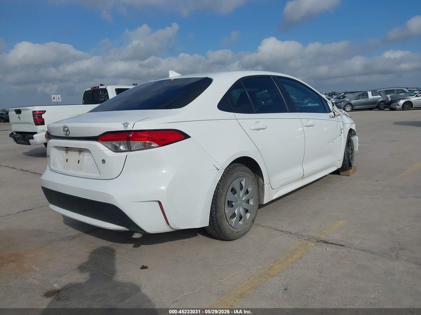 2020 Toyota Corolla VIN 5YFDPRAE1LP046815 IAAI salvage auction — RIGHT FRONT, Original (Texas), sold $5,250 on 2026-07-13 (photo 4)