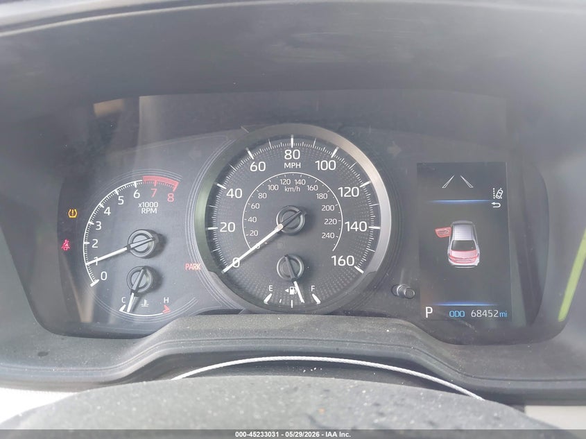 2020 Toyota Corolla VIN 5YFDPRAE1LP046815 IAAI salvage auction — RIGHT FRONT, Original (Texas), sold $5,250 on 2026-07-13 (photo 7)