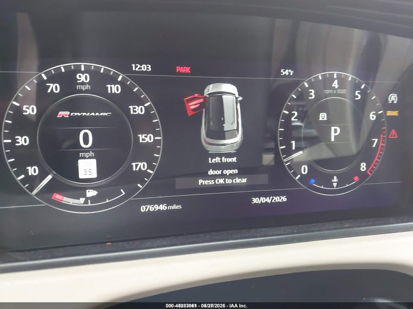 2018 Land rover Range rover velar VIN SALYL2RV9JA730790 IAAI salvage auction — LEFT REAR, Salvage (Idaho), sold $8,200 on 2026-07-14 (photo 7)
