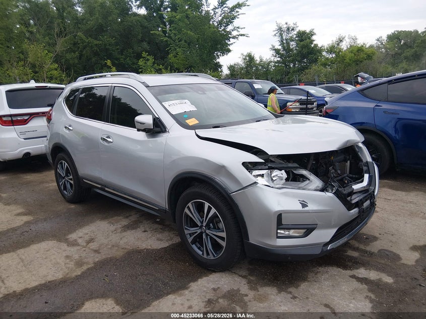 2018 Nissan Rogue VIN 5N1AT2MV7JC731355 IAAI salvage auction — FRONT END, Salvage (Missouri), sold $3,300 on 2026-07-09 (photo 1)