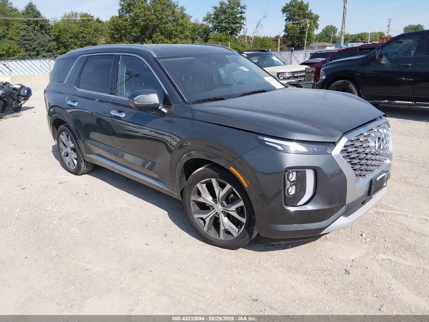 2021 Hyundai Palisade VIN KM8R5DHE6MU244858 IAAI salvage auction — LEFT FRONT, Salvage Title, sold $5,800 on 2026-07-28 (photo 1)