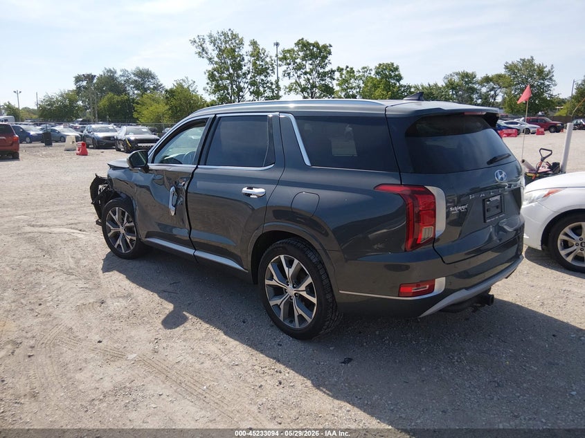 2021 Hyundai Palisade VIN KM8R5DHE6MU244858 IAAI salvage auction — LEFT FRONT, Salvage Title, sold $5,800 on 2026-07-28 (photo 3)
