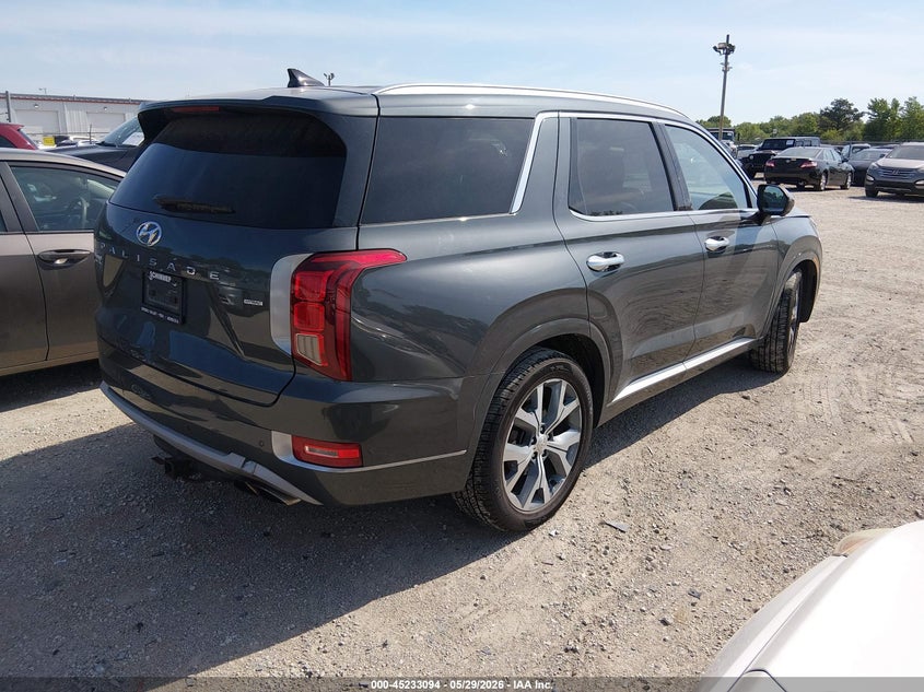 2021 Hyundai Palisade VIN KM8R5DHE6MU244858 IAAI salvage auction — LEFT FRONT, Salvage Title, sold $5,800 on 2026-07-28 (photo 4)