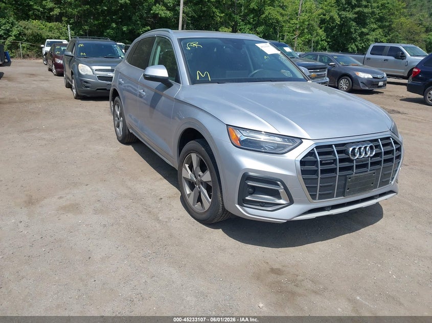 2022 Audi Q5 VIN WA1BBAFY5N2129797 — IAAI salvage auction photo