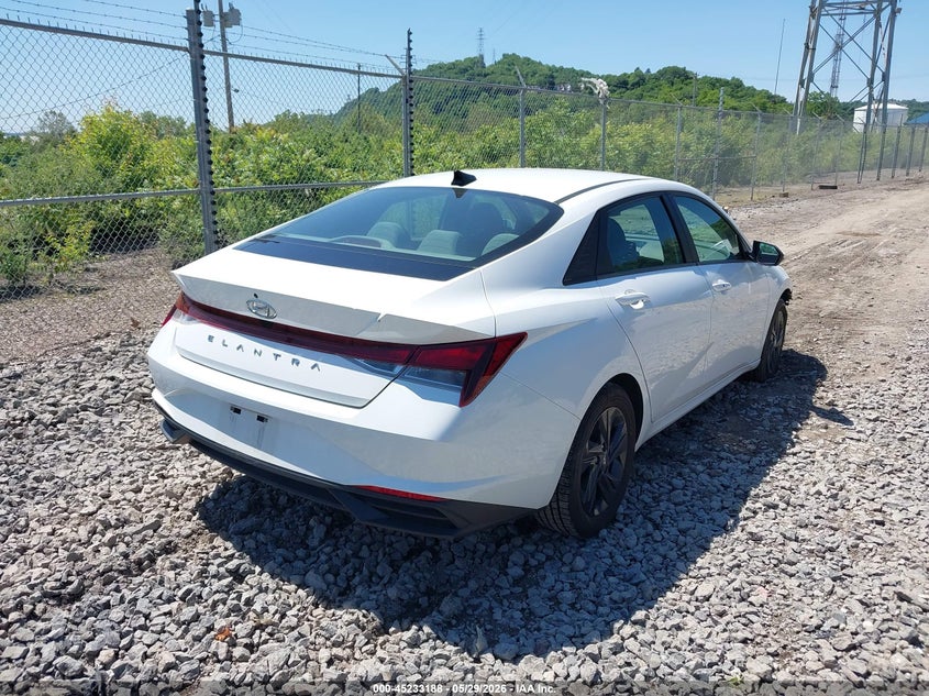 2022 Hyundai Elantra VIN 5NPLM4AG6NH074635 IAAI salvage auction — FRONT END, Salvage Title, sold $3,850 on 2026-07-21 (photo 4)