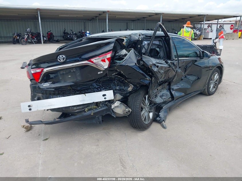 2017 Toyota Camry VIN 4T1BF1FK0HU388742 IAAI salvage auction — REAR END, Salvage Title, sold $1,900 on 2026-07-22 (photo 4)