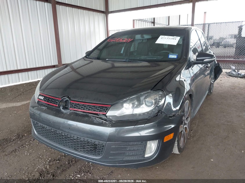 2014 Volkswagen Gti VIN WVWGD7AJ7EW010399 IAAI salvage auction — FRONT & REAR, Salvage Title, sold $2,775 on 2026-08-04 (photo 2)