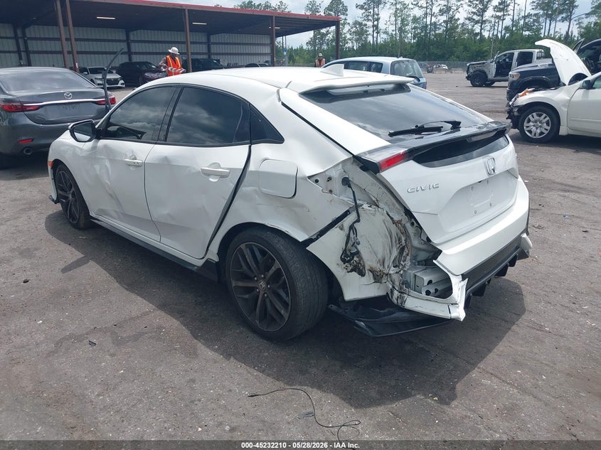 2021 Honda Civic VIN SHHFK7H48MU220027 IAAI salvage auction — REAR END, Salvage Title, sold $2,400 on 2026-07-14 (photo 3)
