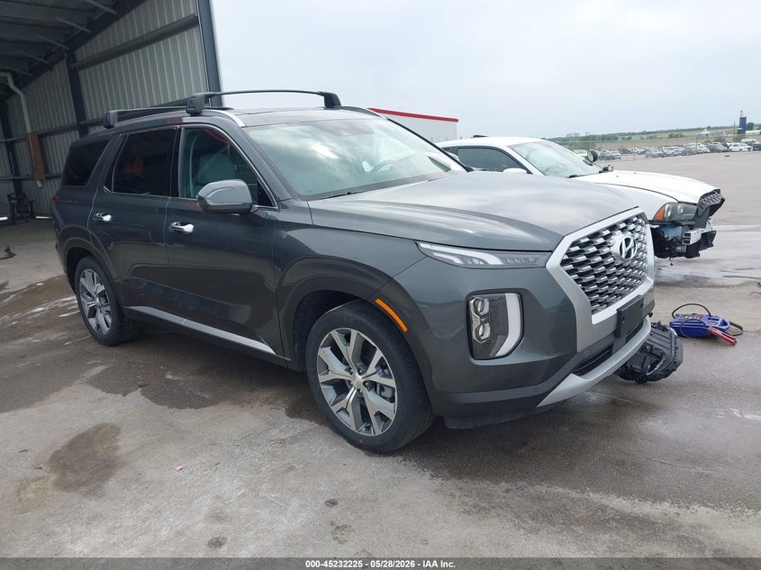 2021 Hyundai Palisade VIN KM8R4DHE5MU191167 IAAI salvage auction — LEFT FRONT, Salvage Title, sold $7,800 on 2026-07-16 (photo 1)