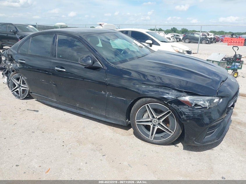 2024 Mercedes-benz C-klasse VIN W1KAF4HB8RR221604 IAAI salvage auction — ALL OVER, Salvage (Texas), sold $8,050 on 2026-07-18 (photo 1)