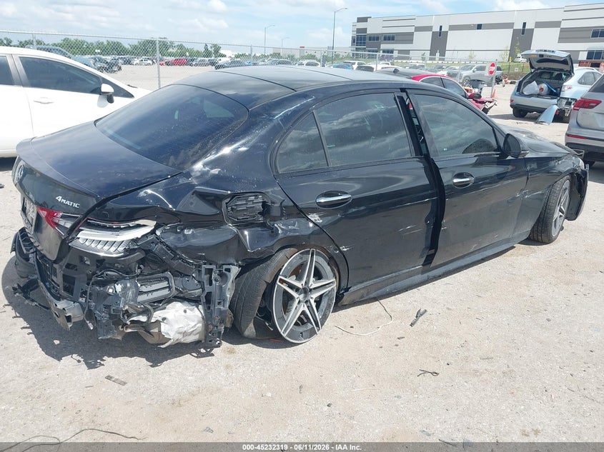 2024 Mercedes-benz C-klasse VIN W1KAF4HB8RR221604 IAAI salvage auction — ALL OVER, Salvage (Texas), sold $8,050 on 2026-07-18 (photo 4)