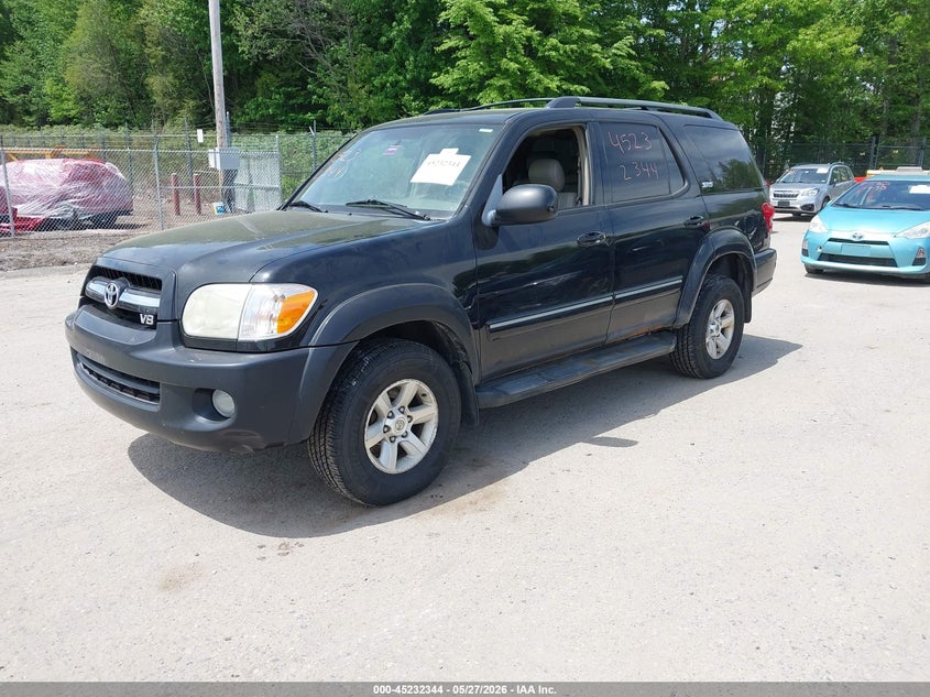 2006 Toyota Sequoia VIN 5TDBT44A86S269279 IAAI salvage auction — NORMAL WEAR, Original (Maine), sold $450 on 2026-07-20 (photo 2)