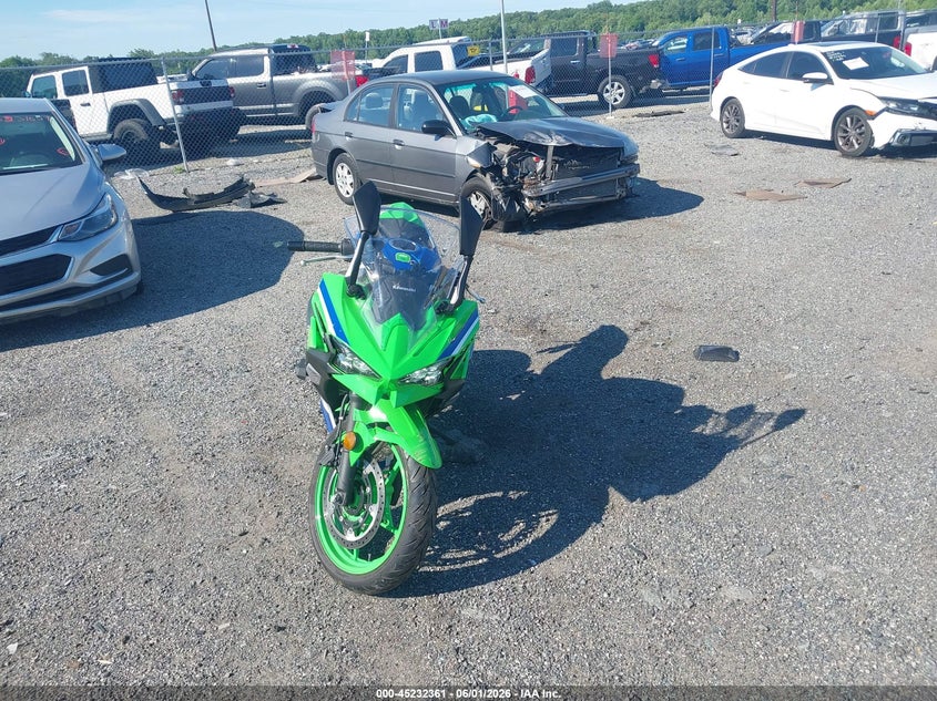 2024 Kawasaki Ninja VIN ML5EXGJ15RDA13380 IAAI salvage auction — UNKNOWN, Salvage - Greater Than 75% (Maryland), sold $1,900 on 2026-07-15 (photo 5)
