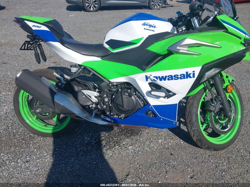 2024 Kawasaki Ninja VIN ML5EXGJ15RDA13380 IAAI salvage auction — UNKNOWN, Salvage - Greater Than 75% (Maryland), sold $1,900 on 2026-07-15 (photo 8)