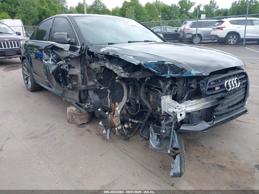 2015 Audi S4 VIN WAUBGAFL3FA068062 IAAI salvage auction — FRONT END, Salvage Title, sold $1,225 on 2026-07-23 (photo 6)
