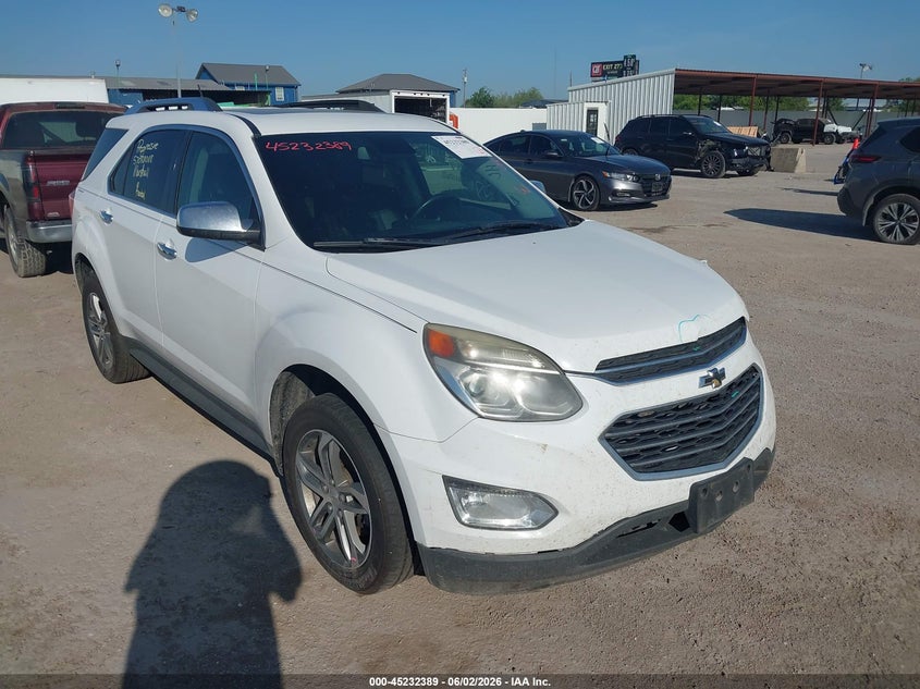 2016 Chevrolet Equinox VIN 2GNFLGE30G6316035 IAAI salvage auction — LEFT FRONT, Original (Texas), sold $1,975 on 2026-07-22 (photo 1)