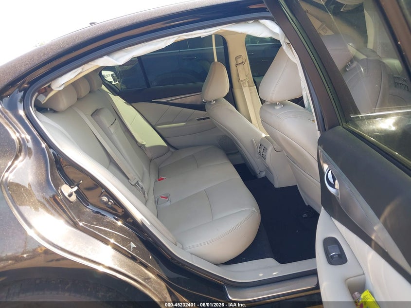 2015 Infiniti Q50 VIN JN1BV7AR9FM397146 IAAI salvage auction — FRONT END, Salvage Title, sold $1,200 on 2026-07-10 (photo 8)