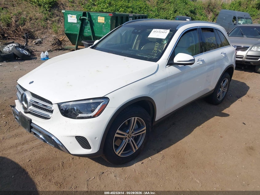 2022 Mercedes-benz Glc VIN W1N0G8EB7NV364505 IAAI salvage auction — RIGHT FRONT, Salvage (Minnesota), sold $8,750 on 2026-07-22 (photo 2)