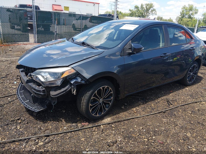 2015 Toyota Corolla VIN 5YFBURHE3FP254883 IAAI salvage auction — FRONT END, Salvage Title, sold $2,450 on 2026-07-11 (photo 2)