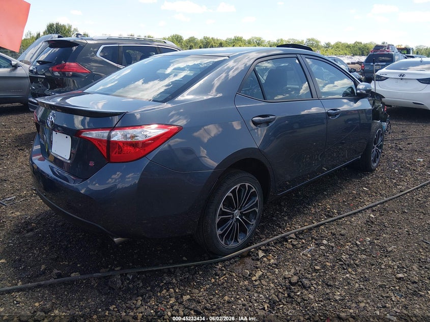 2015 Toyota Corolla VIN 5YFBURHE3FP254883 IAAI salvage auction — FRONT END, Salvage Title, sold $2,450 on 2026-07-11 (photo 4)
