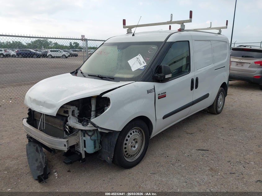 2019 Ram Promaster city VIN ZFBHRFAB0K6N76248 IAAI salvage auction — FRONT END, Original (Texas), sold $3,575 on 2026-07-07 (photo 2)