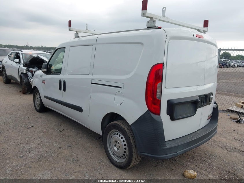 2019 Ram Promaster city VIN ZFBHRFAB0K6N76248 IAAI salvage auction — FRONT END, Original (Texas), sold $3,575 on 2026-07-07 (photo 3)