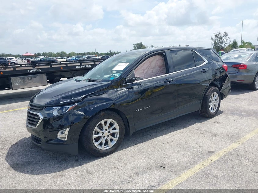 2018 Chevrolet Equinox VIN 2GNAXJEV9J6242750 IAAI salvage auction — LEFT & RIGHT, Clear (Florida), sold $1,750 on 2026-07-08 (photo 2)