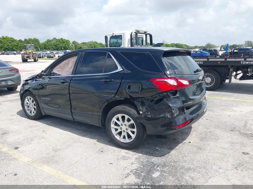 2018 Chevrolet Equinox VIN 2GNAXJEV9J6242750 IAAI salvage auction — LEFT & RIGHT, Clear (Florida), sold $1,750 on 2026-07-08 (photo 3)