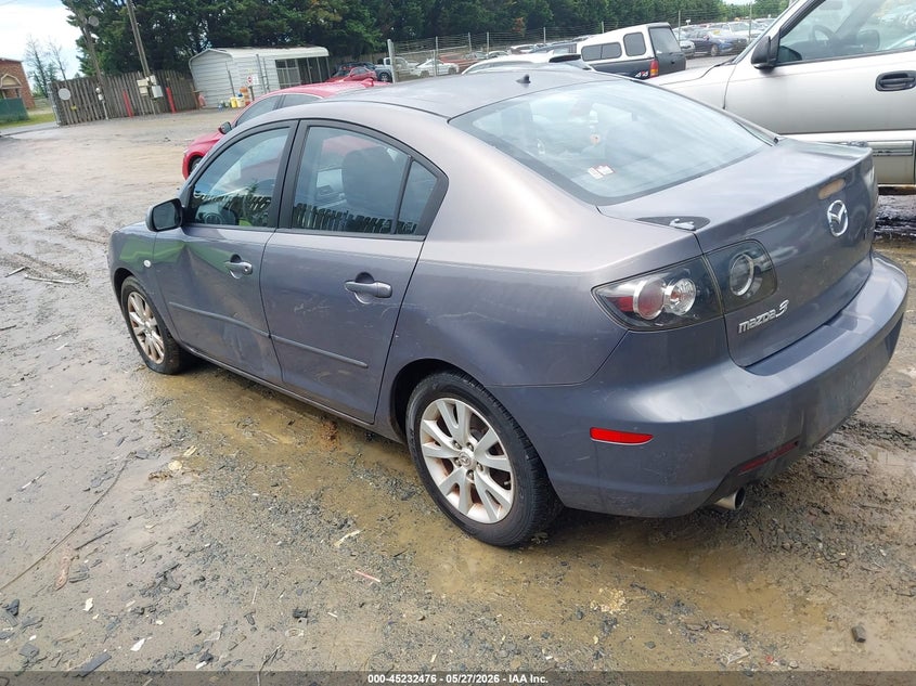 2007 Mazda 3 VIN JM1BK32F471606394 IAAI salvage auction — NORMAL WEAR, Clear (Virginia), sold $300 on 2026-07-13 (photo 3)