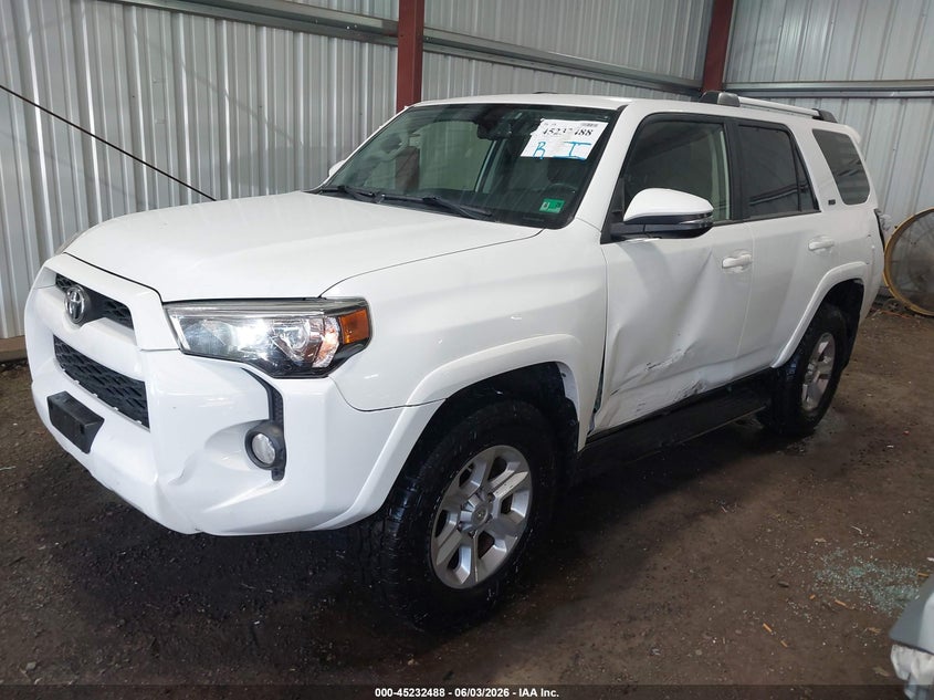 2018 Toyota 4runner VIN JTEBU5JRXJ5532654 IAAI salvage auction — LEFT SIDE, Salvage Title, sold $11,650 on 2026-07-23 (photo 2)