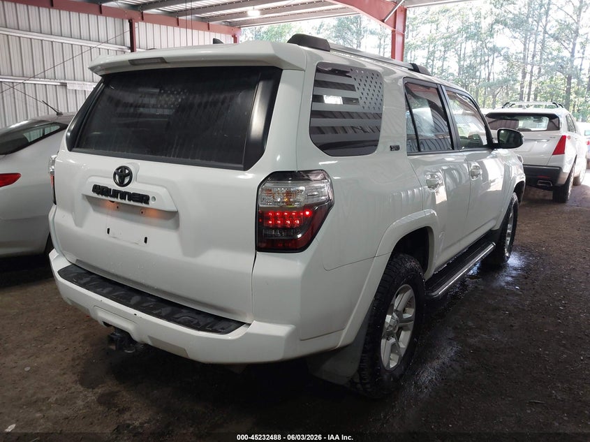 2018 Toyota 4runner VIN JTEBU5JRXJ5532654 IAAI salvage auction — LEFT SIDE, Salvage Title, sold $11,650 on 2026-07-23 (photo 4)