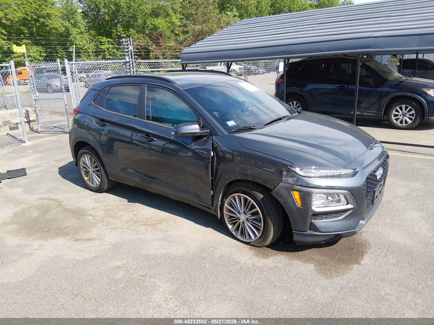 2018 Hyundai Kona VIN KM8K2CAA0JU154564 IAAI salvage auction — LEFT & RIGHT, Salvage (Massachusetts), sold $2,500 on 2026-07-16 (photo 1)