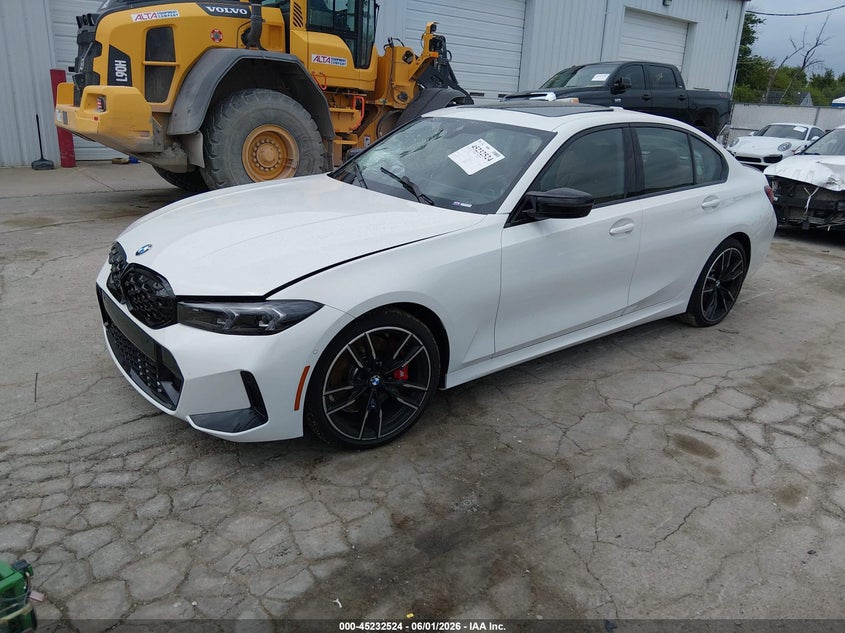 2026 BMW 3er VIN 3MW69FT07T8G35643 IAAI salvage auction — FRONT END, Salvage Title, sold $27,350 on 2026-08-20 (photo 2)