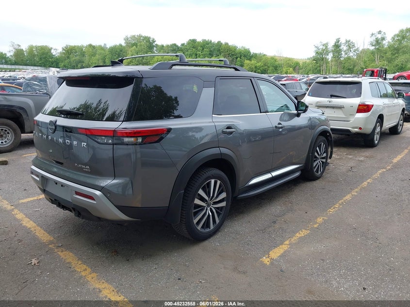 2022 Nissan Pathfinder VIN 5N1DR3DK8NC259373 IAAI salvage auction — FRONT END, Salvage Title, sold $9,700 on 2026-07-09 (photo 4)