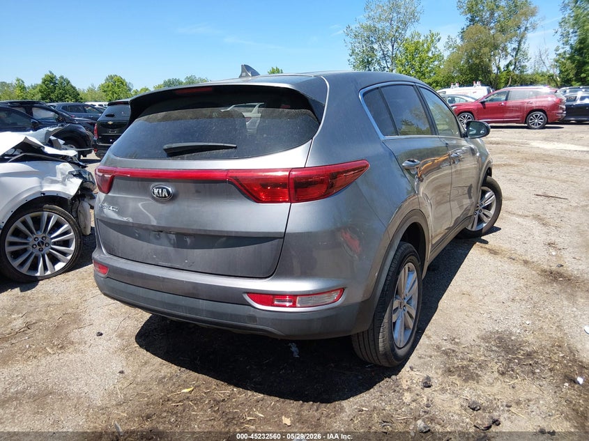 2017 Kia Sportage VIN KNDPMCAC8H7167108 IAAI salvage auction — THEFT, Salvage Title, sold $2,400 on 2026-07-07 (photo 4)
