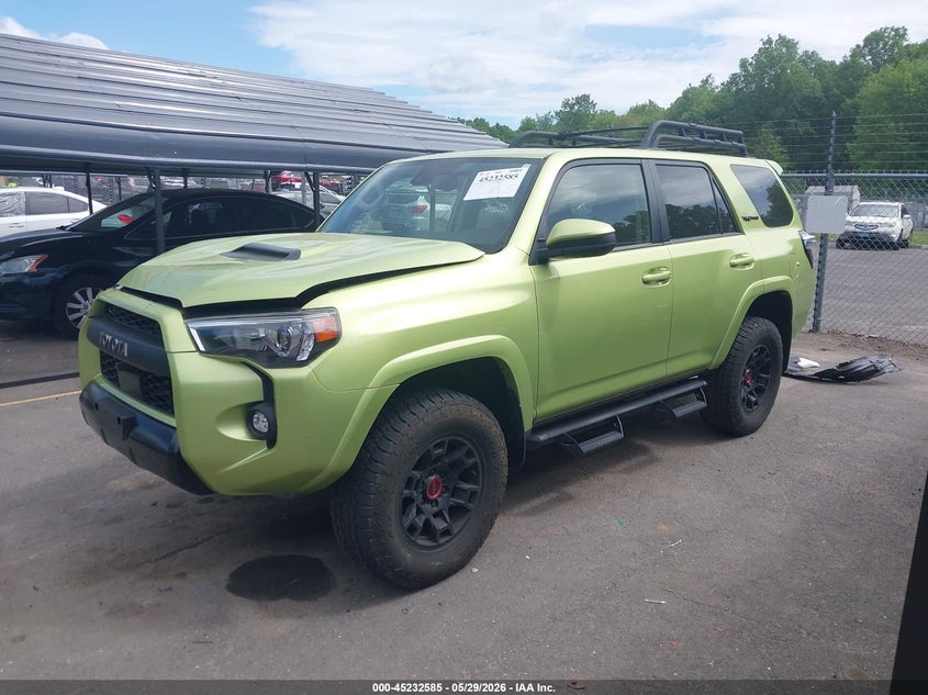 2022 Toyota 4runner VIN JTELU5JR8N6083883 IAAI salvage auction — FRONT END, Salvage (Connecticut), sold $23,500 on 2026-07-30 (photo 2)