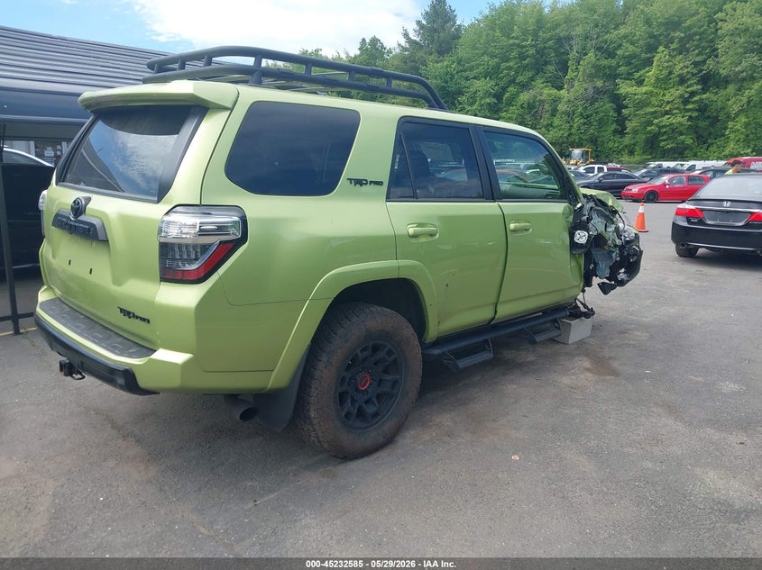 2022 Toyota 4runner VIN JTELU5JR8N6083883 IAAI salvage auction — FRONT END, Salvage (Connecticut), sold $23,500 on 2026-07-30 (photo 4)