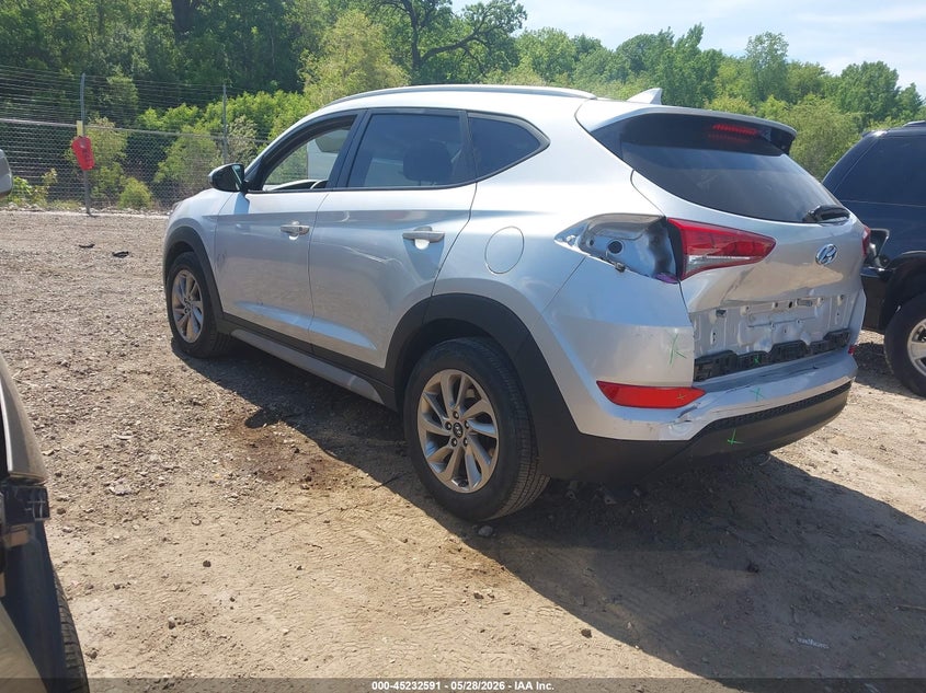 2018 Hyundai Tucson VIN KM8J3CA45JU693250 IAAI salvage auction — REAR END, Salvage (Illinois), sold $3,150 on 2026-07-15 (photo 3)