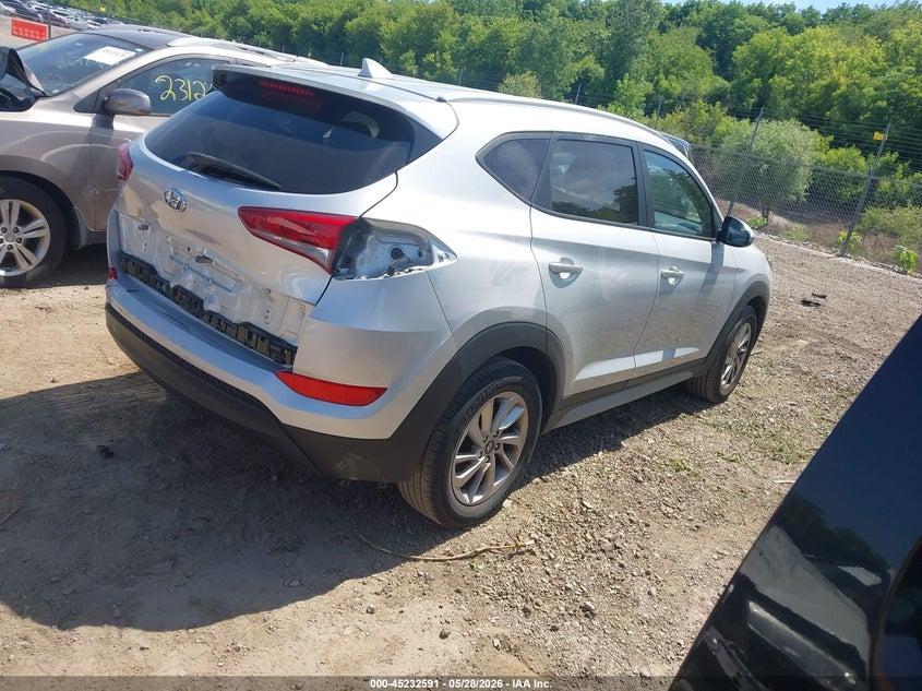 2018 Hyundai Tucson VIN KM8J3CA45JU693250 IAAI salvage auction — REAR END, Salvage (Illinois), sold $3,150 on 2026-07-15 (photo 4)