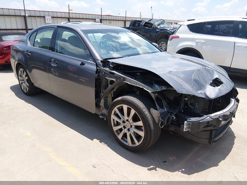 2015 Lexus Gs VIN JTHBE1BL4FA019806 IAAI salvage auction — FRONT END, Original (Texas), sold $7,150 on 2026-07-28 (photo 1)