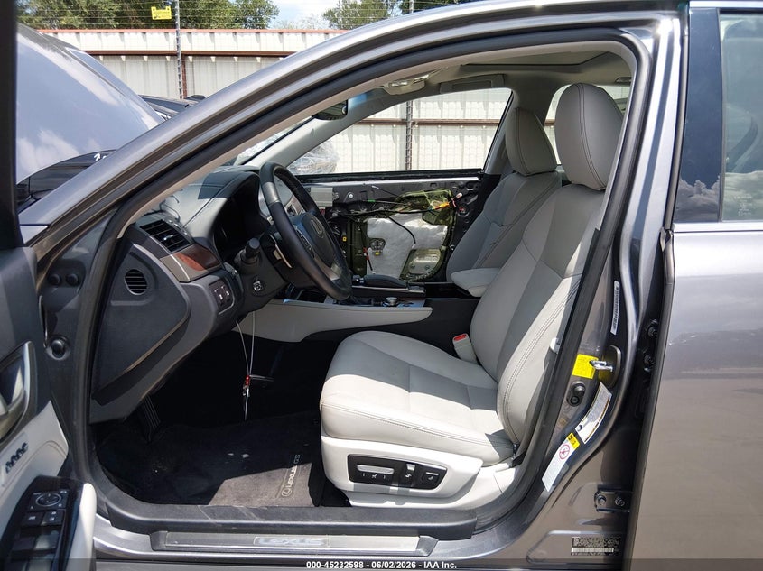2015 Lexus Gs VIN JTHBE1BL4FA019806 IAAI salvage auction — FRONT END, Original (Texas), sold $7,150 on 2026-07-28 (photo 5)