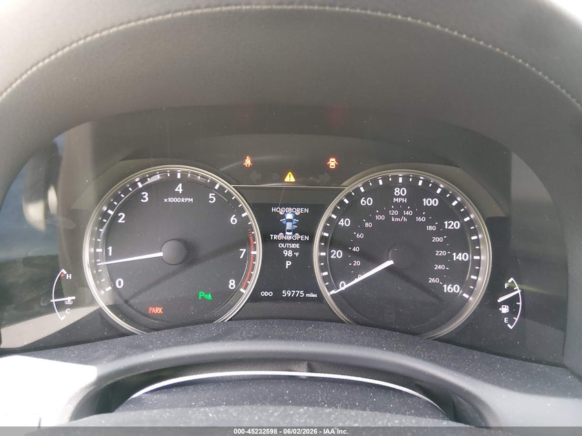 2015 Lexus Gs VIN JTHBE1BL4FA019806 IAAI salvage auction — FRONT END, Original (Texas), sold $7,150 on 2026-07-28 (photo 7)