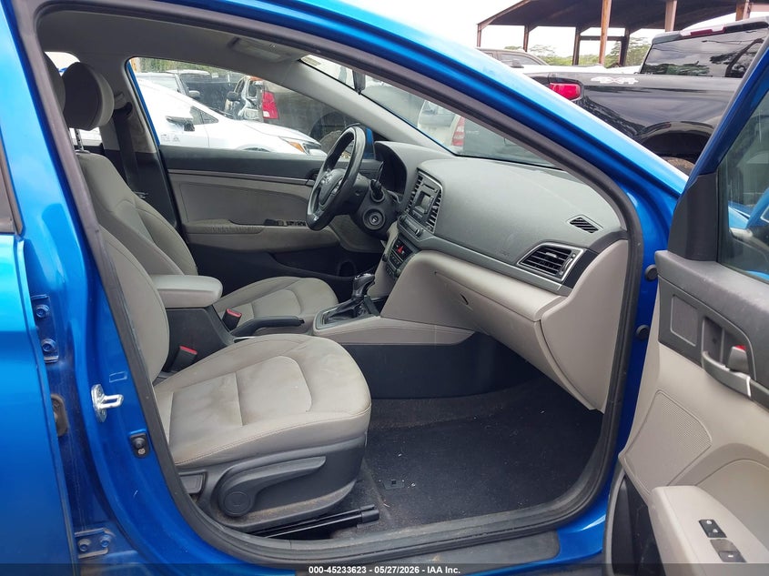2017 Hyundai Elantra VIN KMHD74LF7HU418236 IAAI salvage auction — FRONT & REAR, Salvage (Hawaii), sold $375 on 2026-07-28 (photo 5)