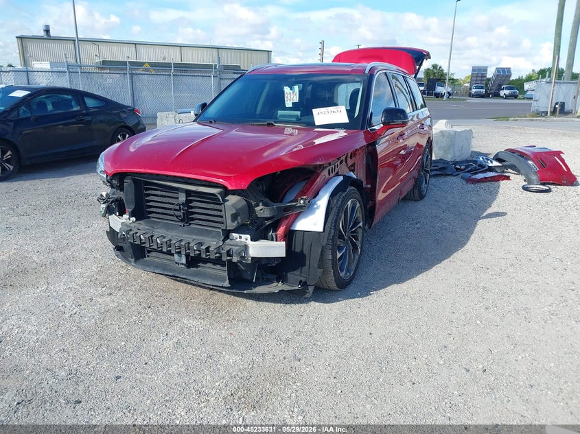 2020 Lincoln Aviator VIN 5LM5J7XCXLGL11659 IAAI salvage auction — FRONT END, Rebuildable (Florida), sold $8,975 on 2026-07-28 (photo 6)