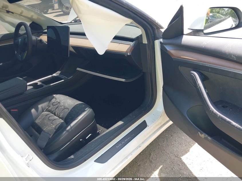 2022 Tesla Model 3 VIN 5YJ3E1EC7NF344182 IAAI salvage auction — LEFT FRONT, Salvage (Indiana), sold $3,975 on 2026-08-01 (photo 5)