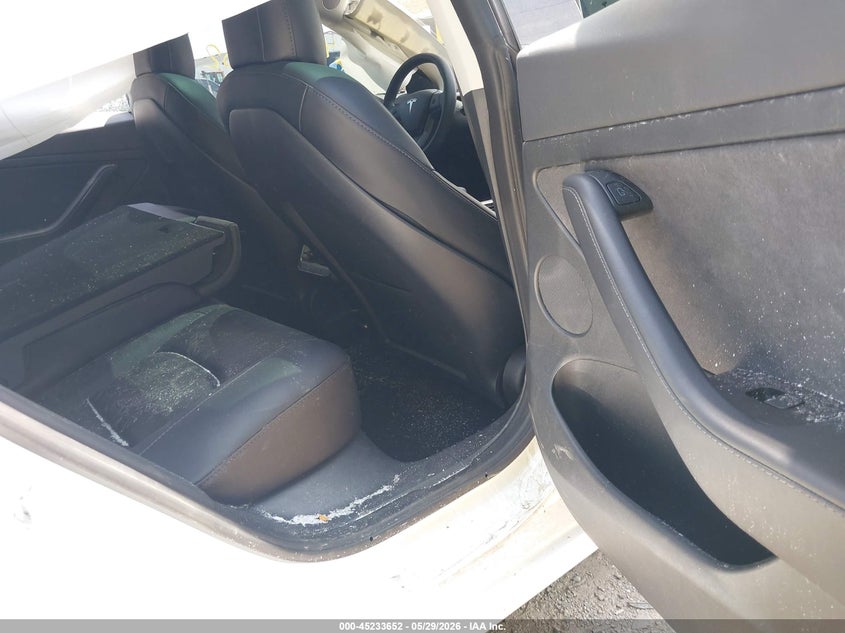 2022 Tesla Model 3 VIN 5YJ3E1EC7NF344182 IAAI salvage auction — LEFT FRONT, Salvage (Indiana), sold $3,975 on 2026-08-01 (photo 8)