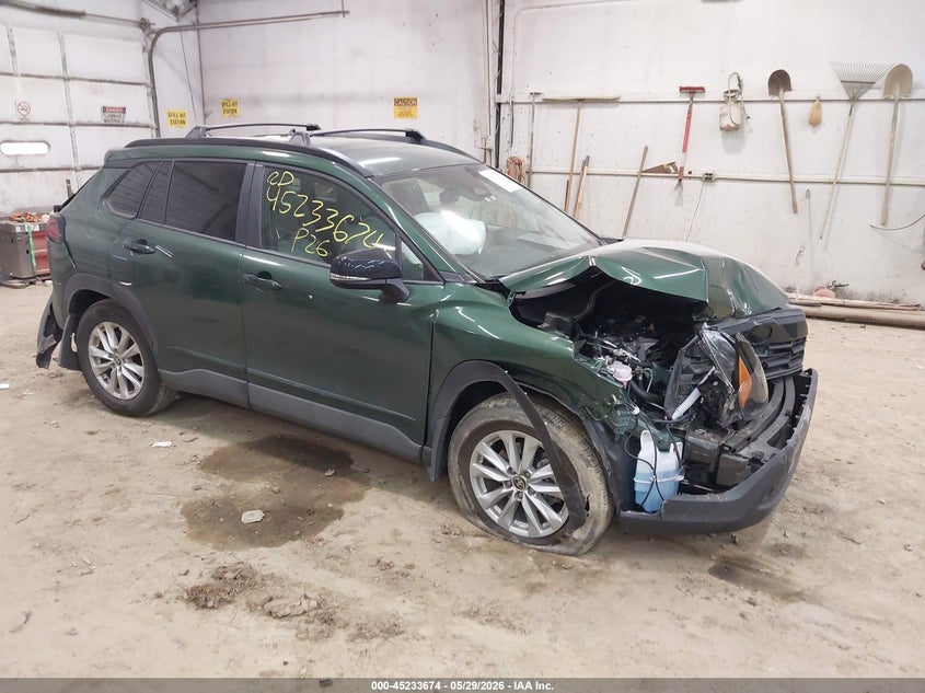 2026 Toyota Corolla cross VIN 7MUCAABG9TV162677 IAAI salvage auction — RIGHT FRONT, Salvage Title, sold $4,800 on 2026-07-09 (photo 1)